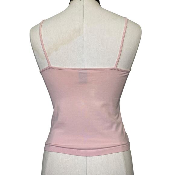 VTG Y2K GAP Coquette Baby Pink Sequin & Lace Cami - Picture 7 of 9